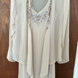 Beige Cocktail Dress 