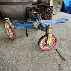 Vintage Child’s Hand Pulley Tricycle 