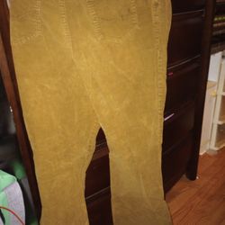 Pants Curdaroy Woman's St John's Bay Medium Brown 12P
