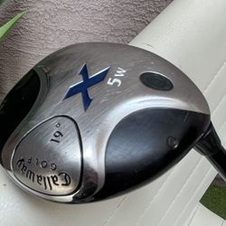 Callaway Golf 19* X 5 wood w/Fujikura 60g Light Flex Shaft