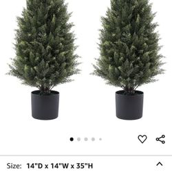 Brand New Artificial Trees with Lights