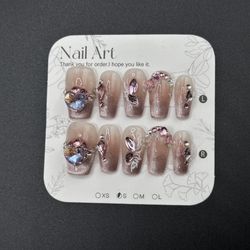 Press On Nails Size S Reusable Handmade