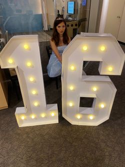 16 or 61 Marquee 4’ tall all lights work