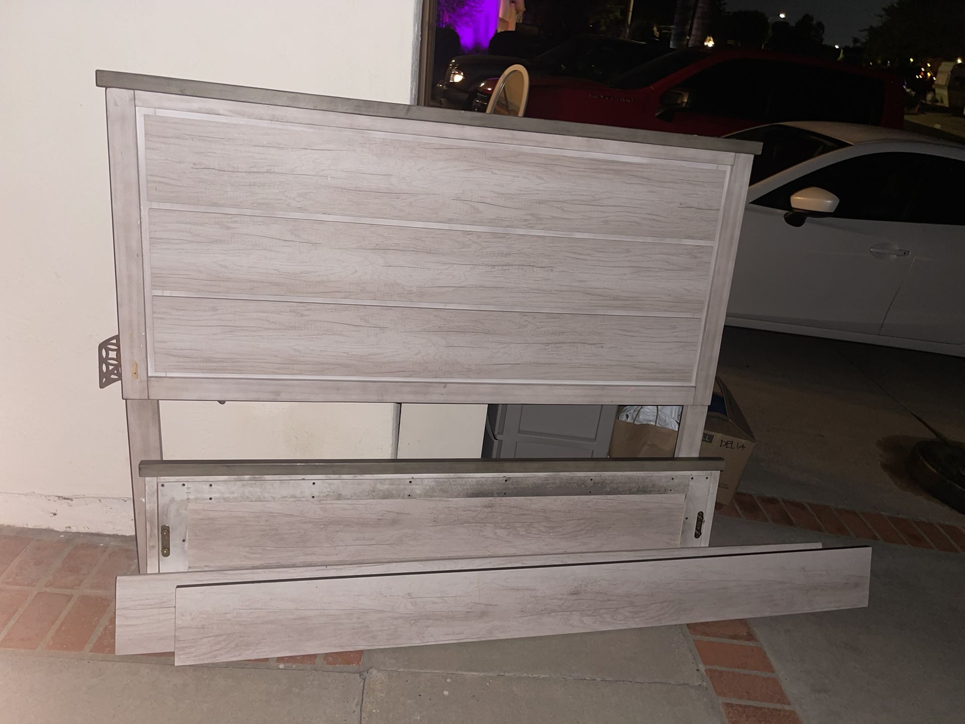Queen Bed (mattress/boxspring optional for additional $50)