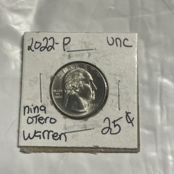 2022-P Nina Otero Warren Quarter Uncirculated 
