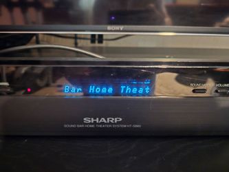 Sharp HT-SB60 is a 2.1-channel slim for parts?