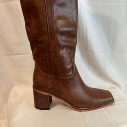 [Right Boot Only] Women’s Knee High Boots, Caramel Brown Size 8.5 