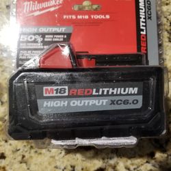 Milwaukee M18 Volt High Output XC 6.0 Ah Battery 