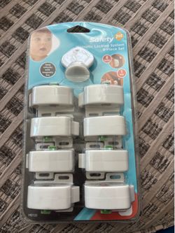 Baby safety: cabinet locks. Safety First 8 locks, one magnetic key