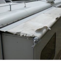 Broken Or Torn Rv Slide Topper Repair 