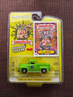 Greenlight Ford F-100 Garbage Pail Kids San Diego Comic Convention Adam Bomb