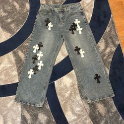 Chrome Hearts Jeans 32-34