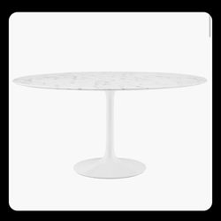 Round Marble Dining Table