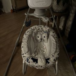 Fisher Price Owl 2-in-1 Baby Swing 