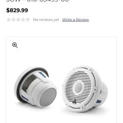 JL AUDIO 880 M6 8.8 Speakers NEW 