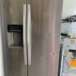 Used Stainless Refrigerator Whirlpool 