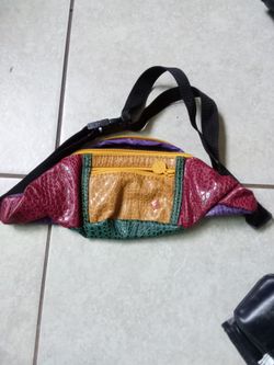 Pleather fanny pack