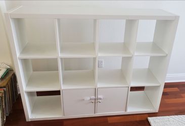 Ikea Kallax 3x4 with 4 doors (2 not shown)