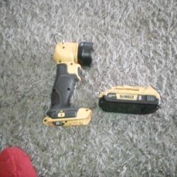 20v Dewalt Flashlight And Battery No Charger 