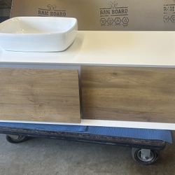 A Counter And A Sink