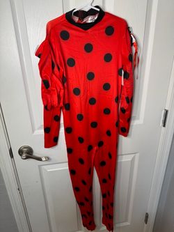 New Miraculous Lady bug Girl Halloween Costume M 7-8