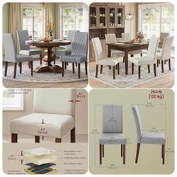 2 Colors Available: Dining Chairs Set Of 4 