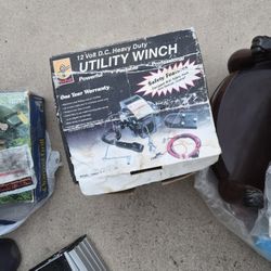 Pro-Pull 12 Volt D.C. Heavy Duty Utility Winch, Model I-9600. 