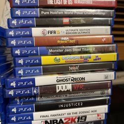 PlayStation 4 PS4 Games $10-35 Each 