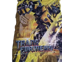 TRANSFORMERS BUMBLE BEE FLEECE BLANKET  PRE OWNED $10