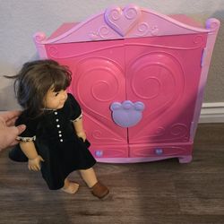 Build A Bear Pink Armoir Dress Accessory Closet