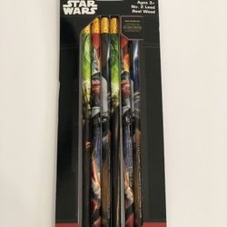 NEW Disney Star Wars 6 Pack Pencils Innovative Designs F09608/15L2008