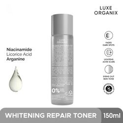 Luxe Organix Whitening Repair Essence Toner Niacinamide Licorice Extract 150ml