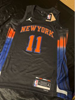 NIKE NEW YORK KNICKS JALEN BRUNSON STATEMENT EDITION JORDAN SWINGMAN JERSEY MSG!