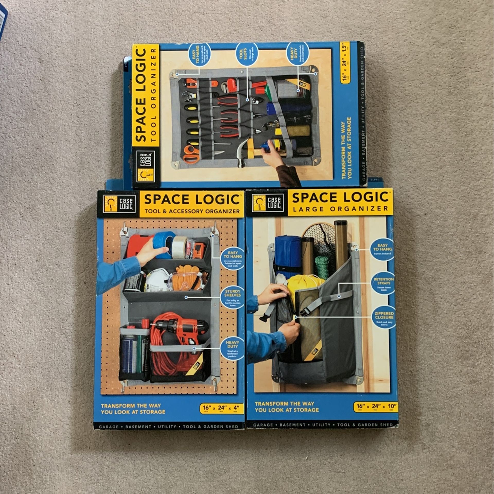 New In Box Case Logic/Space Logic Organizers