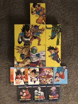 Dragon Ball Z Dragon Box Complete DVD Set Volumes 1-7 And Extra movies and Level set