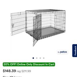 XXL 2 Door Dog Crate