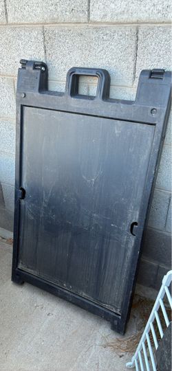 A frame sign stand