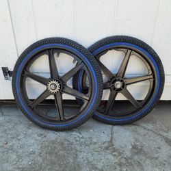 6 Spoke Mag Wheels With Tires 