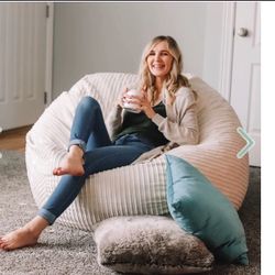 Queen Terry Corduroy Bean Bag