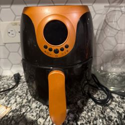 Black and Copper Digital Air Fryer