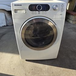 Samsung washer and gas dryer stackable.
