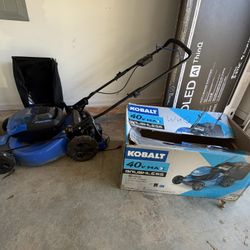 Kobalt Cordless Mower Machine