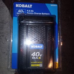 Kobalt 40v Max Ultimate Output 4.0 Ah Battery