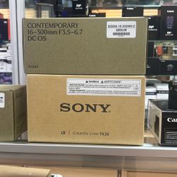 Sony FX30 With Sigma 16-300mm