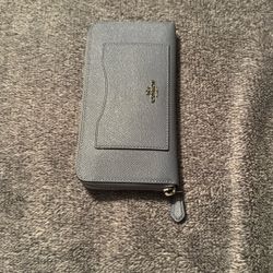 Coach Wallet Large Blue And Silver  Good 👍🏻 Auténtic 