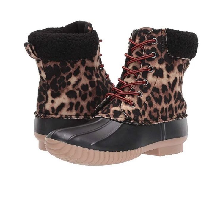 Women's Boots with animal Print *CUTE*