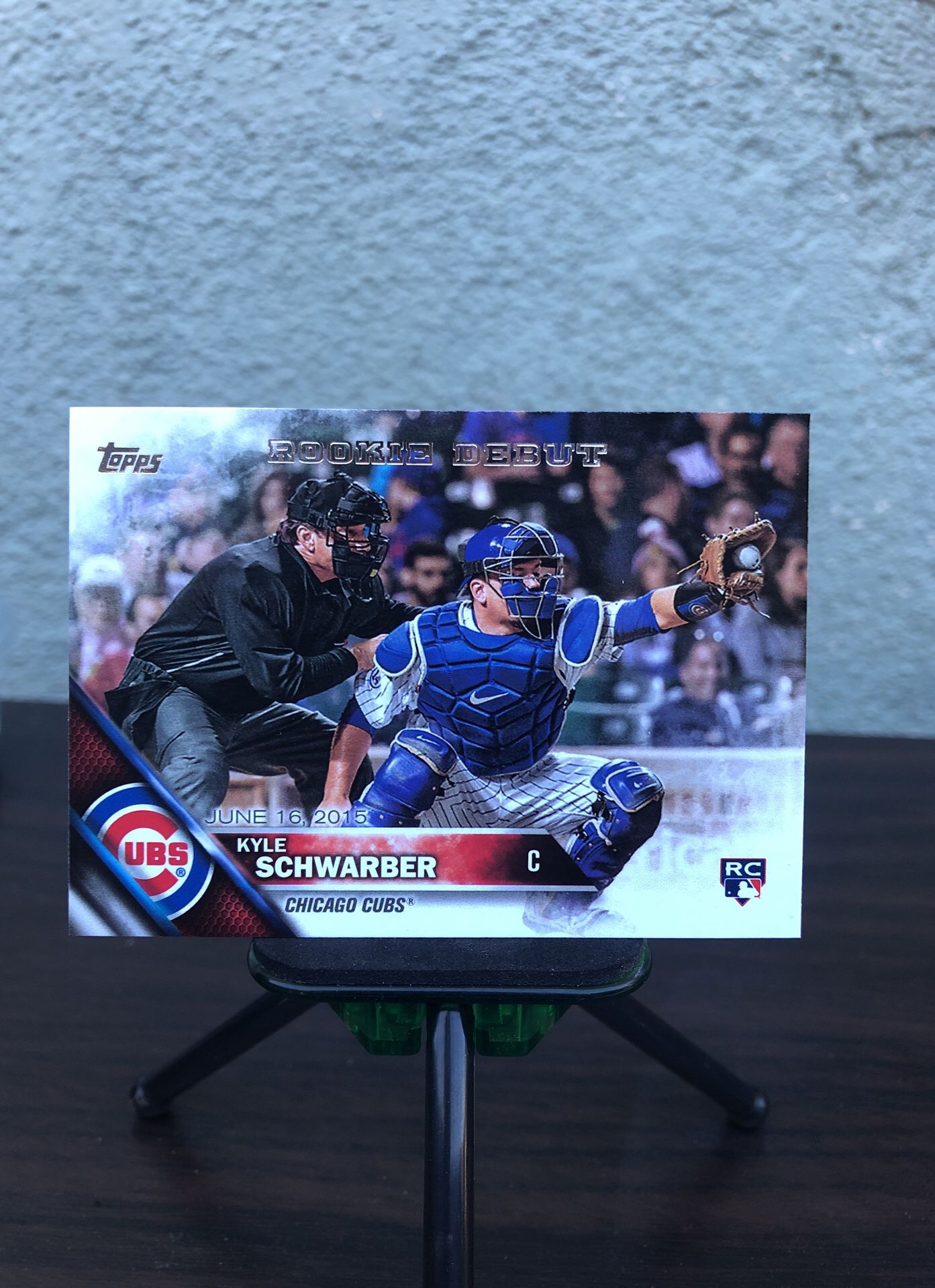 2016 topps Kyle Schwarber rookie debut car