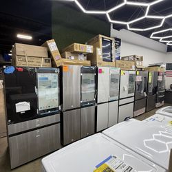 LG washer and refrigerator 
