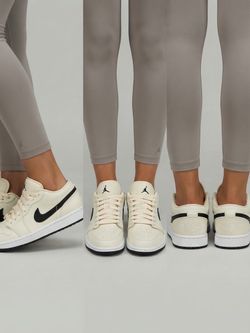 Air Jordan 1 Low Cream Black Sneakers