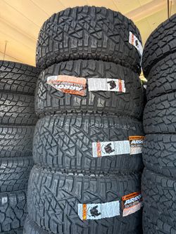 βΌοΈπ¨vendo set de llantas Lt 33x12.50 20 arroyo tires R/T
